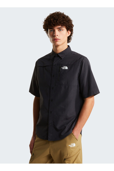 THE NORTH FACE NF0A8FU6JK31-M SEQUOIA SHORT SLEE Μαύρο Στρογγυλό Ανδρικό T-Sh...