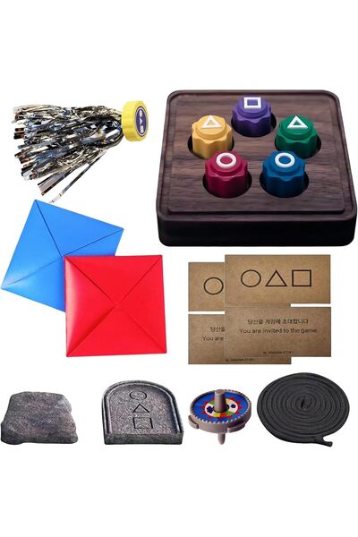Arabest Traditional Korean Game Set with 5 Classic Games, Family Party Entert...