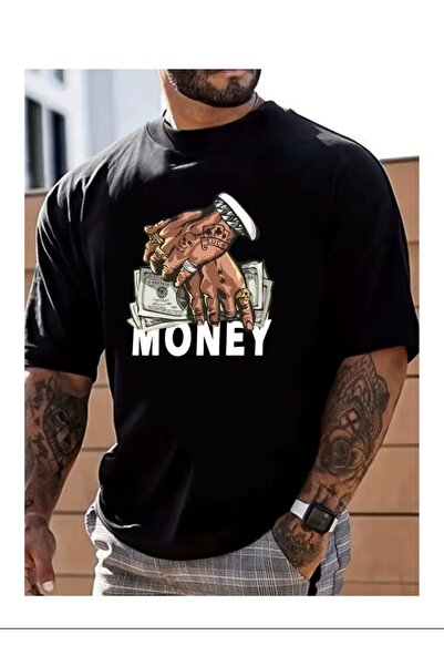 AN Trend Moda Tricou confortabil cu imprimeu cu bani