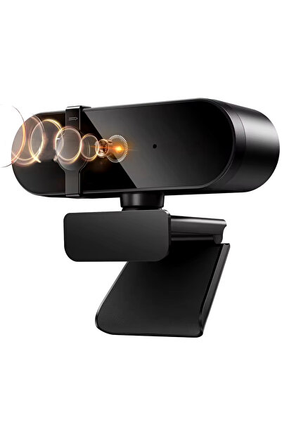 Coverzone WebCam 4K Konferans Kamera Gizlilik Bandı Dahili Mikrofon Görüntülü...