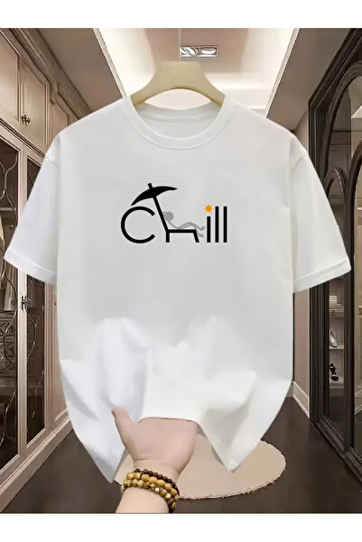 LİNA06 Men'S Pure 100% Print Short-Sleeve T-Shirt, Comfortable And Breathable...