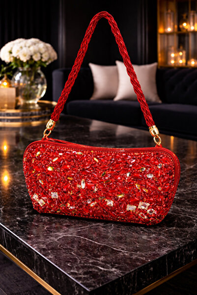 mothers dream Elegant Rhinestone Shoulder Bag for Women