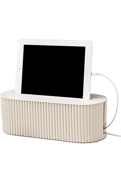 Arabest White Cable Organize Boxes ,Table/TV/Router Cable Management System