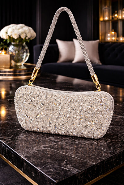mothers dream Elegant Rhinestone Shoulder Bag for Women