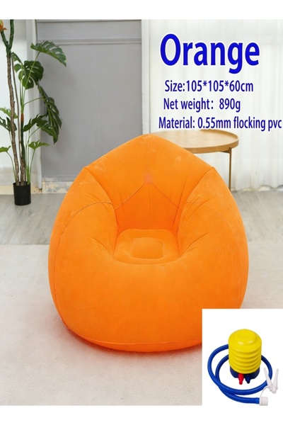 Generic كرسي أريكة قابل للنفخ للتخييم في الهواء الطلق، أريكة مريحة قابلة للطي...