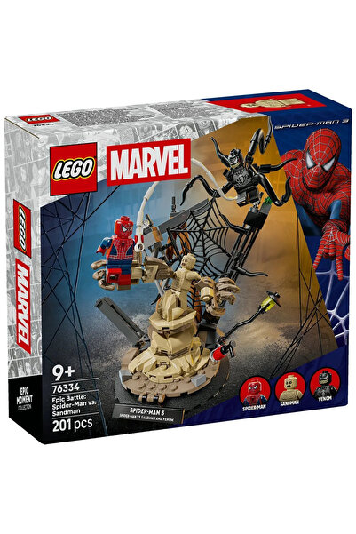 LEGO ®   Marvel - Bătălie memorabilă: Spider-Man vs Sandman 76334