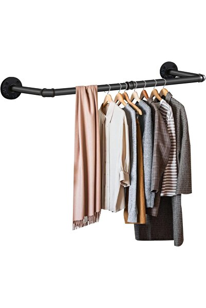 Arabest حامل ملابس مثبت على الحائط بهيكل حديدي متين، قضيب تعليق ملابس من الأن...