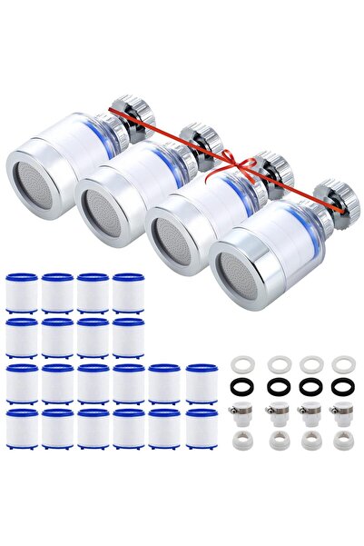 Arabest Universal Faucet Water Filter with 360° Rotation, Kitchen Bathroom Si...