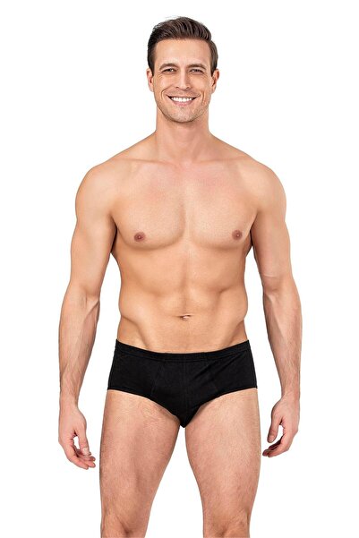OBJE Erkek Siyah Penye Slip