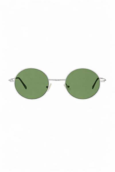 SANCHES Extreme vintage round polarized black sunglasses green glass vintage ...