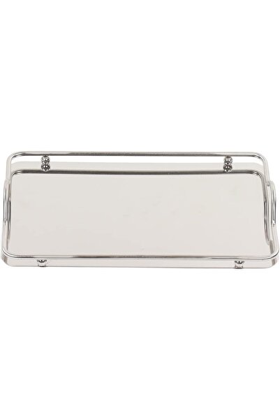 Arabest Large Rectangle Serving Tray, Stainless Steel Dishes Tray for Coffee,...