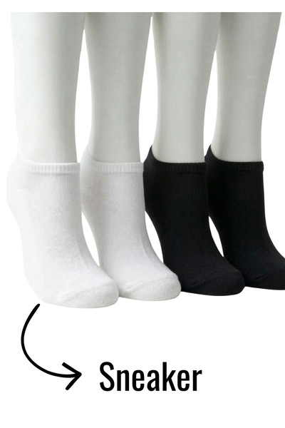 Men's Premium Bamboo Sneakers Socks Set of 4 – 80% Real Bamboo Yarn, Seamless, Breathable