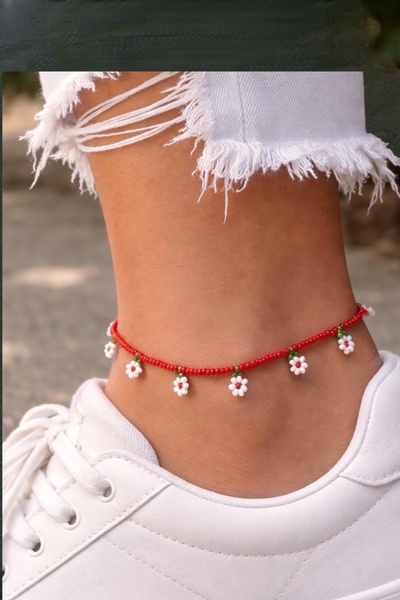 EL YAPIMI Floral Anklet