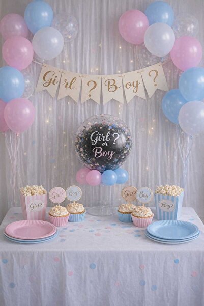 DEHAPARTY 8 kişilik Deha mini cinsiyet partisi seti