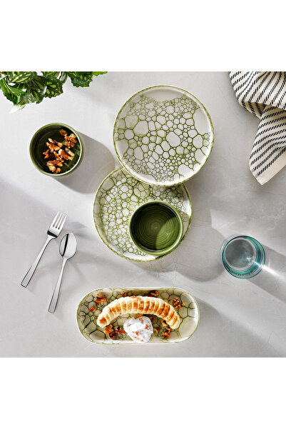 Schafer Iconic 4 Kişilik Kahvaltı Takımı 10 Parça-Yeşil02