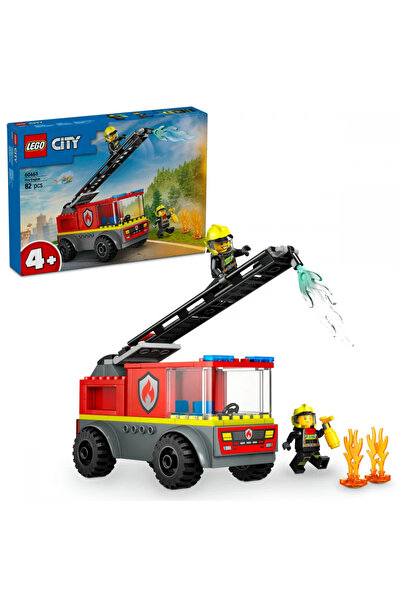 LEGO ®   Πόλη - Πυροσβεστικό Όχημα με Σκάλα 60463 82 τεμάχια