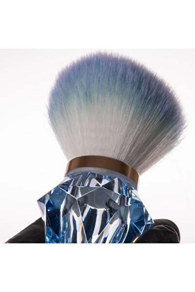 Ailika Diamond Crystal Body Nail Art Dust Cleaning Brush - Ultra Soft Nl-0096 Blue