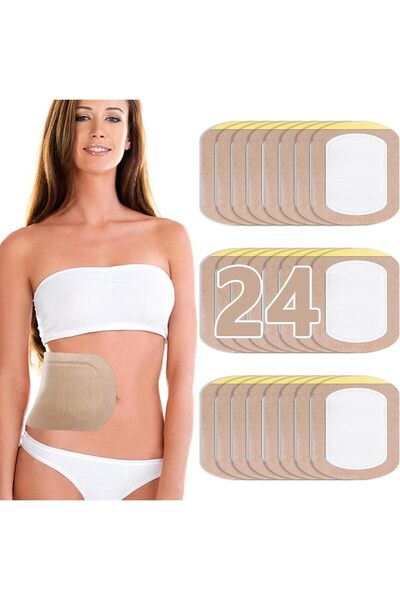 Arabest لصقات زيت الخروع للاستخدام مرة واحدة، وسادات قطنية طبيعية ذاتية اللصق...