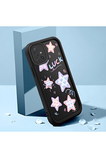 Hontinga حافظة هاتف سامسونج جالاكسي A51 متوافقة مع نمط النجوم الملونة، مصنوعة...