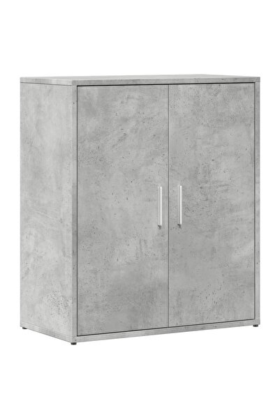 vidaxl Dulap, gri beton, 60x31x70 cm, lemn prelucrat