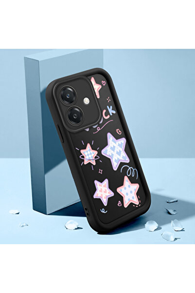 Hontinga حافظة هاتف من السيليكون الناعم الرقيق متوافقة مع OPPO A3x 5G بنمط نج...