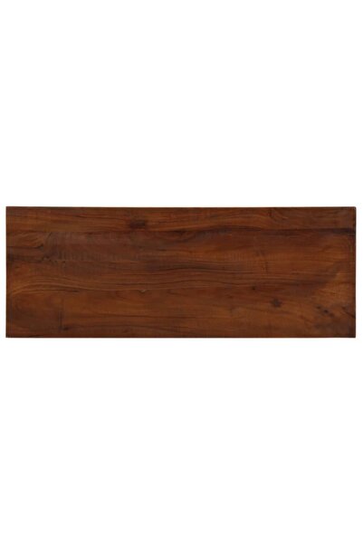 vidaxl Table top, 70x30x3.8 cm, rectangular, solid recycled wood