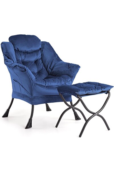 Garvee كرسي استرخاء عصري مريح مع مسند للقدمين