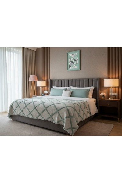 kesenegore 100% βαμβακερό μοτίβο μπακλαβά, κουβέρτα μουσελίνας 8 στρώσεων, πι...