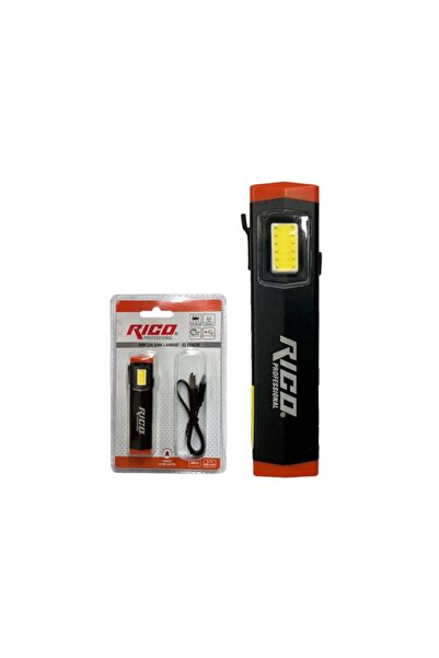 Rico 013-RC0032 Mini Şarjlı Mıknatıslı Led Çalışma Lambası 300 Lümen