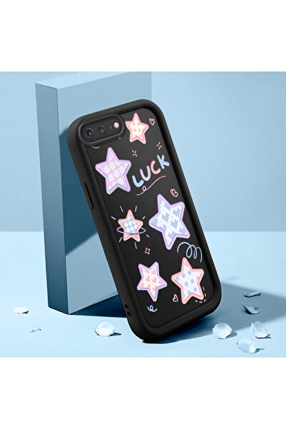 Hontinga Slim Soft Silicone Phone Case for iPhone 8 Plus Compatible Colorful ...