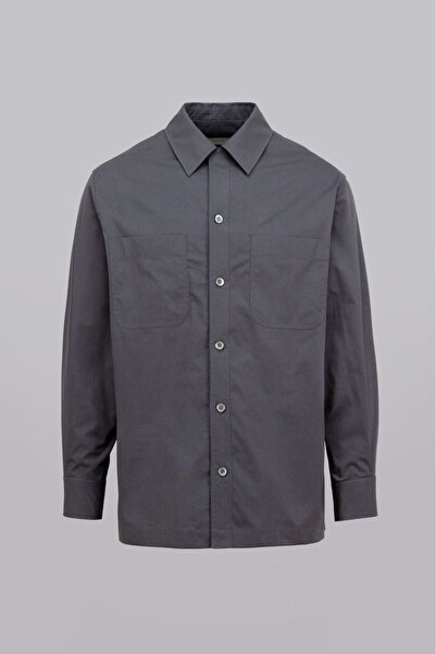 Braiconf Long sleeve work shirt Grey