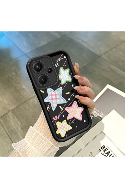 Hontinga Redmi Note 13 Pro Plus Compatible Colorful Stars Slim Soft Silicone ...