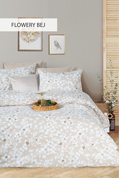 Çift Kişilik Nevresim Takımı %100 Pamuk 200x220 Yumuşak Dokulu Nefes Alabilen Lüks Seri