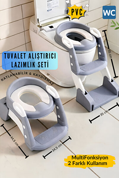 nextbuy Tuvalet Eğitim Alıştırma Koltuğu Tutma Kollu Ayarlanabilir Lazımlık K...