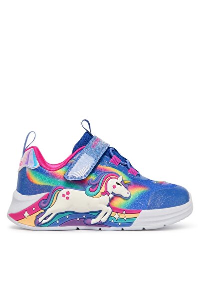 SKECHERS UNICORN CHASER IŞIKLI KIZ ÇOCUK AYAKKABI 302298N-BLMT