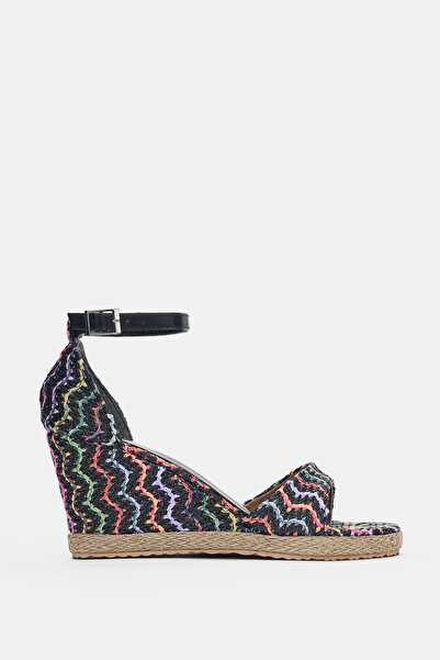 selin shoes Varelle Adjustable Ankle Buckle and Front Strap Detail Straw Wome...