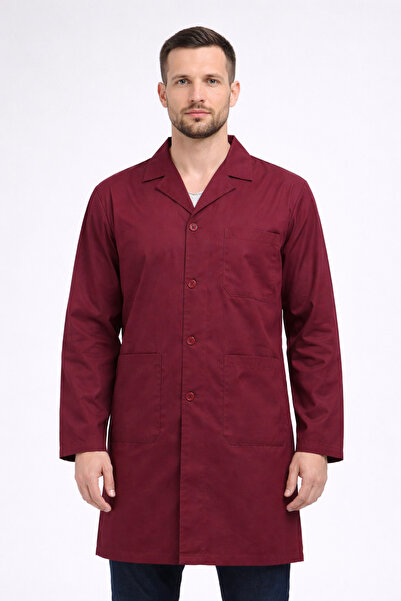 Lion Burgundy Work Apron – Durable & Stylish Design