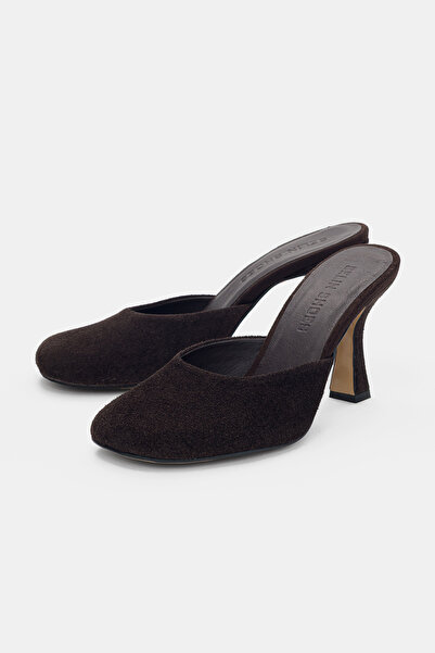 selin shoes Γυναικείες παντόφλες Velmira από γνήσιο δέρμα με κλειστό τακούνι ...