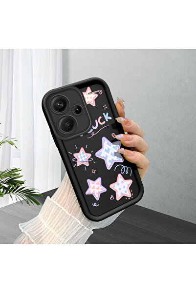 Hontinga Redmi Note 13 Pro Plus Compatible Colorful Stars Slim Soft Silicone ...