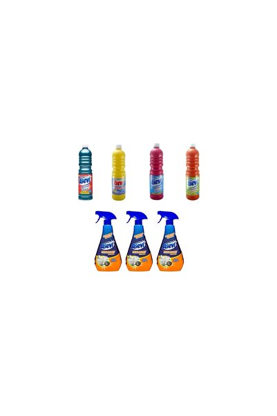 ASEVI Package - 3 x degreaser 750ml + Mio + Cyan + orange