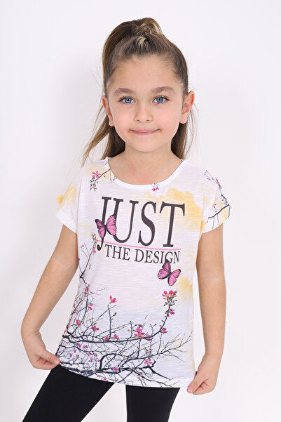 Toontoy Girl's Digital Printed T-Shirt