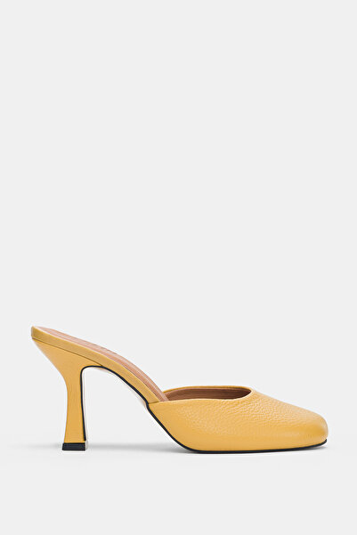 selin shoes Velmira Genuine Leather Women's Slippers with Closed Front Heel -...