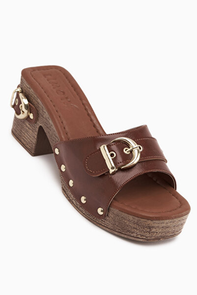 Limoya نعال نسائية من إديتا تابا بكعب منصة وتفاصيل حزام