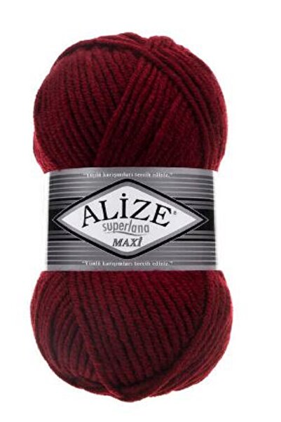 Alize Süperlena Maxi Bordo 1 Piece Collar : 57