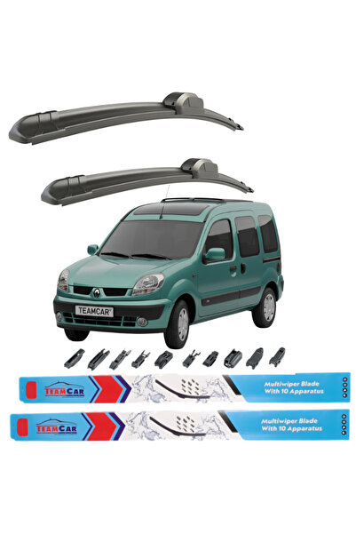 TEAMCAR Renault Kangoo I Facelift (2003–2008) Wiper Blades – Front Set | Univ...