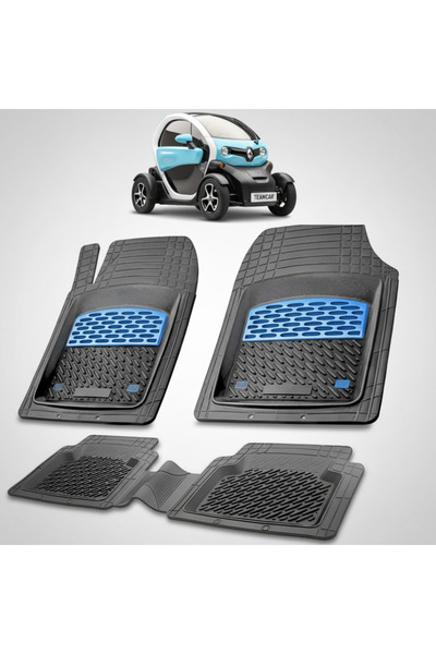 TEAMCAR Συμβατά Πατάκια Δαπέδου για Τετράκυκλο Renault Twizy 2012-2023 |   Μπλε