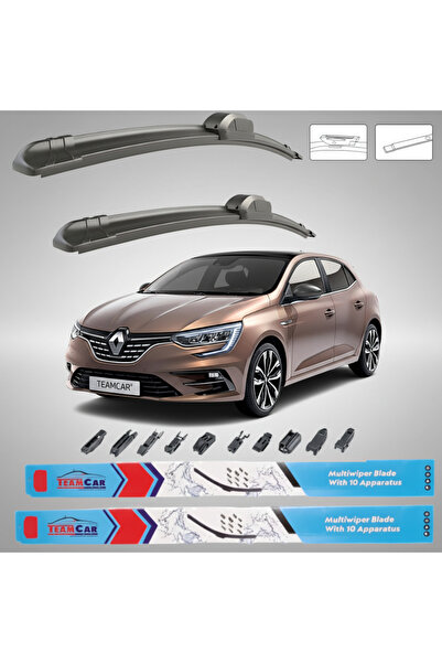 TEAMCAR Renault Megane IV Hatchback Facelift (2020-2024) Σετ Εμπρόσθιων Υαλοκ...