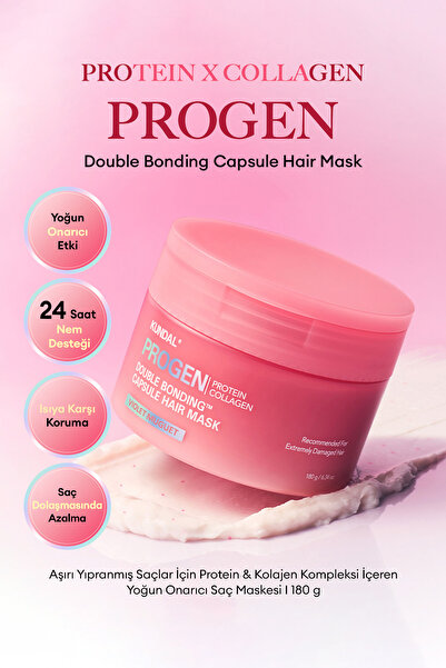 Kundal Aşırı Yıpranmış Saçlara Yoğun Onarıcı Saç Maskesi Progen Double Bondin...