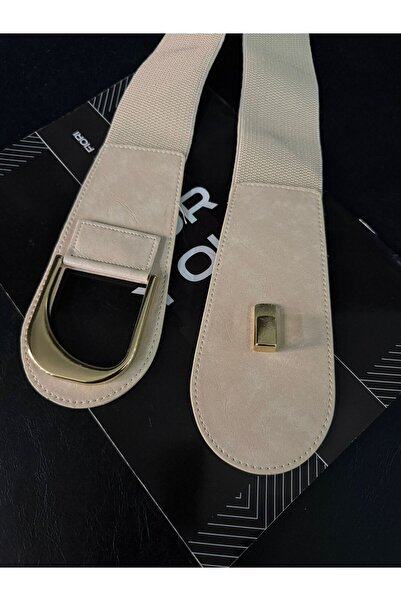 Fiori Χρυσή πόρπη ελαστική γυναικεία ζώνη, ζώνη τζάκετ, ζώνη πουκαμίσου, ζώνη...