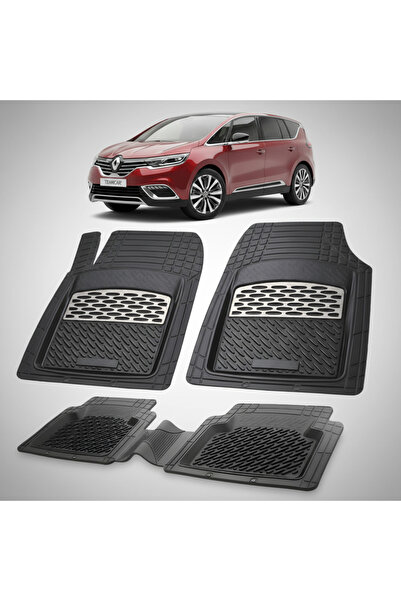 TEAMCAR Πατάκια αυτοκινήτου για Renault Espace V 2 Crossover/MPV Συμβατά με μ...